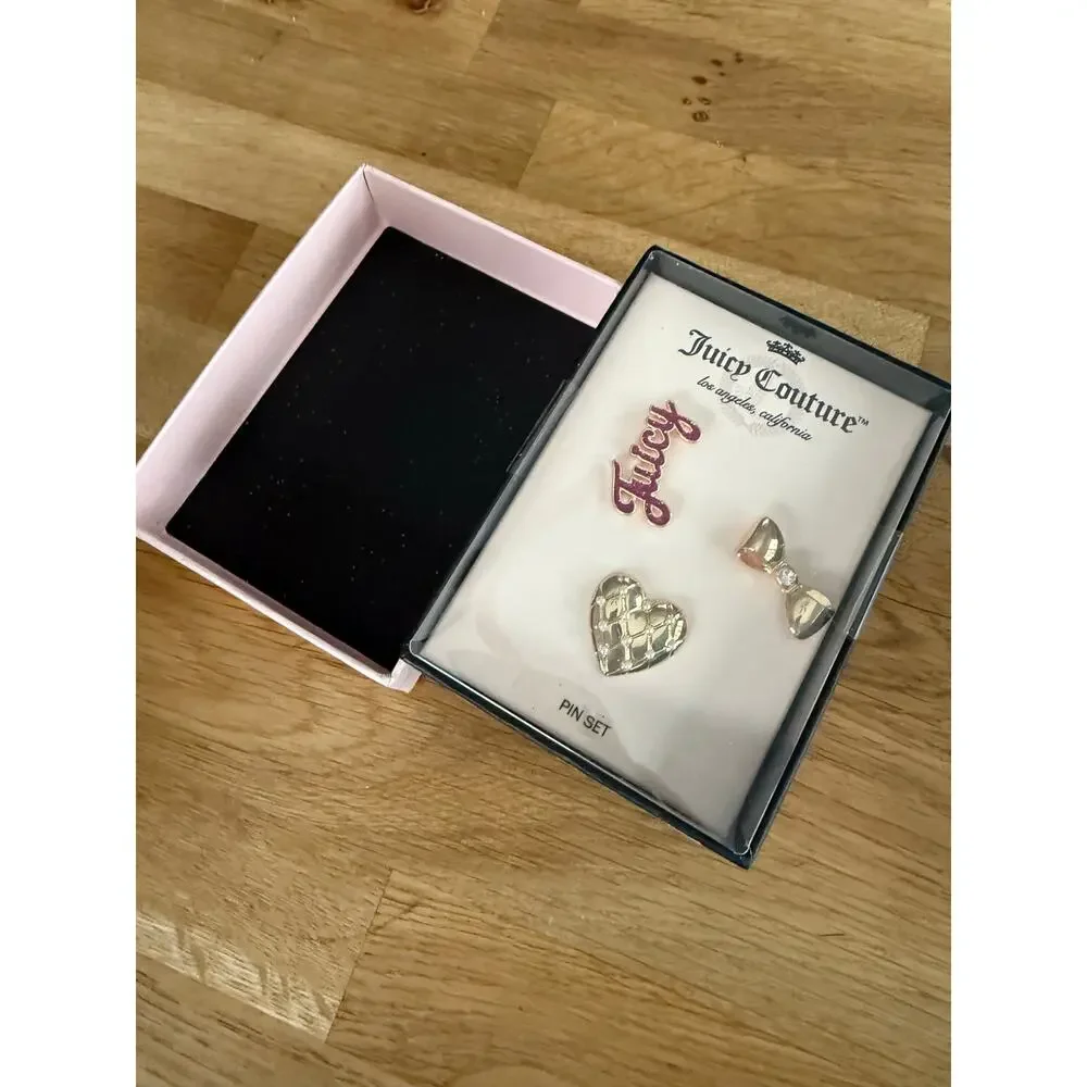 NIB Juicy Couture Bow, Heart, & 